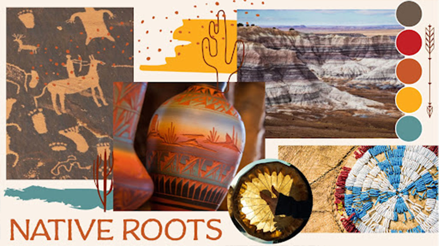 Native roots mood board